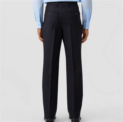 Burberry Wool Mohair Tailored Trousers 